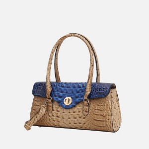 MKF Collection Liviana Women’s Shoulder Bag Croc-Embossed Chic and Versatile Timeless Handbag by Mia K - 1 of 4