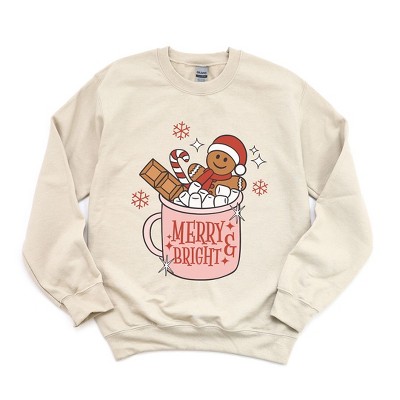 Simply Sage Market Women's Graphic Sweatshirt Merry and Bright Mug