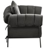 Upholstered Comfy Reading Chair, Modern Velvet Accent Chair with Soft Cushion - 4 of 4