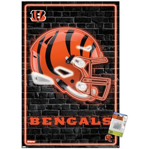 Trends International Nfl Cincinnati Bengals - Neon Helmet 23