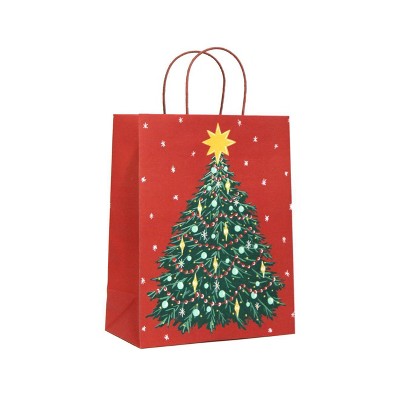 Large Cub Bag Christmas Tree on Red - Spritz™
