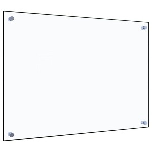 vidaXL Kitchen Backsplash Transparent 27.6"x19.7" Tempered Glass - 1 of 4