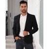 Clearlove Men's Button Down Blazer Casual Business Long Sleeve Lightweight Coat Jacket with Pockets - 3 of 4