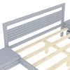 CAVINAS Queen Size Platform Bed Modern Pine Bed Frame with Headboard, 2 Bedside Tables and 2 Storage Drawers for Bedroom - 3 of 4