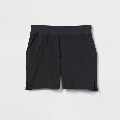 All blacks woven store shorts