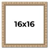 PosterPalooza | 16x16 Modern Bamboo Picture Frame, UV Acrylic, 5 Finishes - 2 of 4