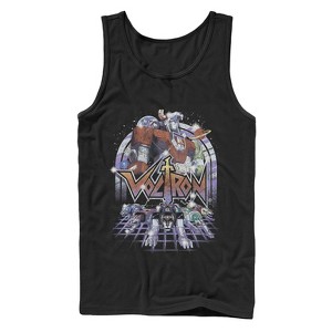 Men's Voltron: Defender of the Universe Retro Robot Lions Tank Top - 1 of 4