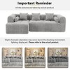 Whisen 101.2" Sectional Sofa Full-Compressed Sofa Modular Sofa Couch Free-combined Sofa - 4 of 4