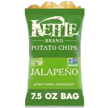 Kettle Brand Jalapeno Kettle Potato Chips - - 7.5oz