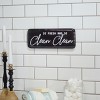 VIP Metal 12 in. Black So Fresh and So Clean Clean Sign - 3 of 4