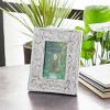 11"x9" Mango Wood Floral Carved Photo Frame, Easel Back - Olivia & May: Farmhouse Style, 5x7 Slot - image 2 of 4