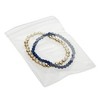Stockroom Plus 100 Pack Clear Plastic Bags for Jewelry, Mini Resealable Bags for Small Business Earrings, Necklaces, 3.15 x 4.75 In - 3 of 4