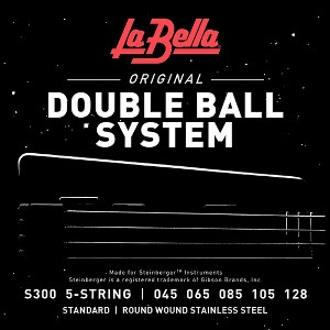La Bella S300 Double Ball System 5-String Bass Strings 45 - 128 - 1 of 1