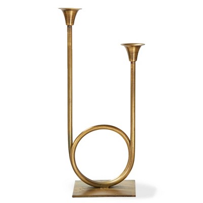 tag Dual Trumpet Taper Holder