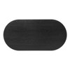 Modway Vigor Oval Dining Table – 47" Black Modern Pedestal Table with Smooth Rounded Top and Tapered Legs - 4 of 4