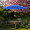 CAVINAS 9 FT All-Weather Windproof Patio Umbrella Heavy Patio Table Umbrella for Garden, Balcony, without Base, Blue - 3 of 4