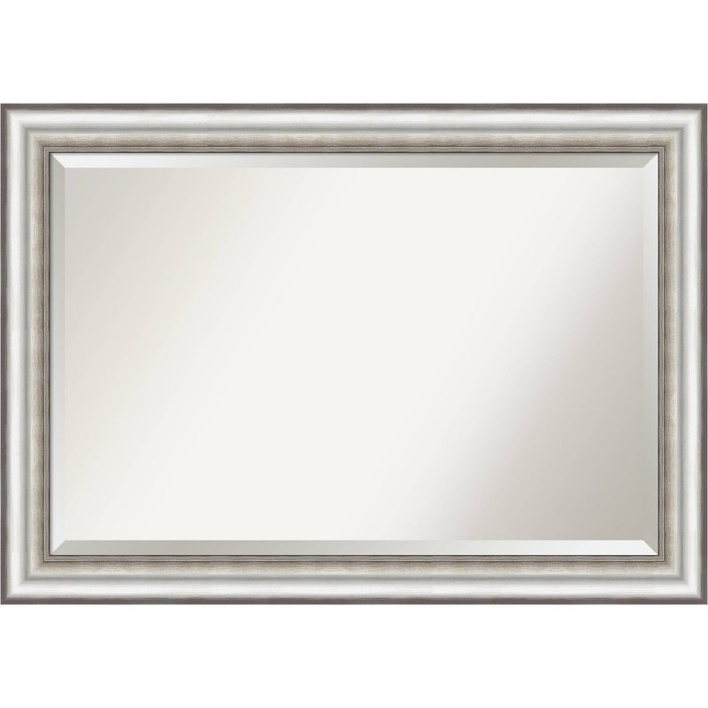 41&#34; x 29&#34; Salon Framed Wall Mirror Silver - Amanti Art, 1 of 8
