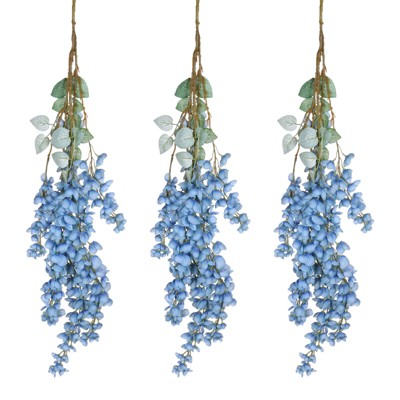 Unique Bargains Fake Hanging Vine Silk Flower Artificial Garland for Home Garden