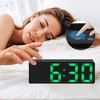 REGALWOVEN Small Digital Corded Dimmable Electric Alarm Clock 6.3 x 2.4 x 1 Inches - 3 of 4