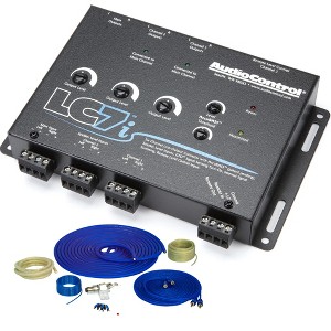 AudioControl LC7i 6 Channel Line Output Converter with Accubass with 4GA OFC Pure Copper Wiring Kit - 1 of 4
