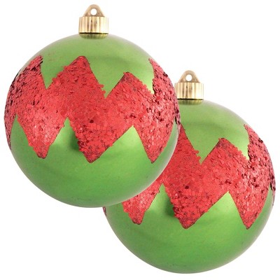 Christmas By Krebs 4 3/4 (120mm) Ornament [4 Pieces] Commercial Grade  Indoor & Outdoor Shatterproof Plastic, Water Resistant Ball Shape Ornament  Decorations : Target