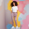 Dalix Sorcerer Frog Embroidered Jogger Pant Soft Fleece Relaxed Fit Lounge Womens - 4 of 4