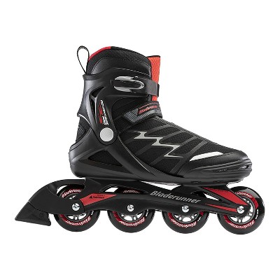 Rollerblade Bladerunner Advantage Pro XT Men's Adult Outdoor Recreational Fitness Inline Skate, Size 12, Black and Red