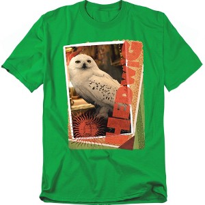 Harry Potter Hedwig Photo Collage Adult T-Shirt - 1 of 4