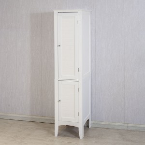 Okak Narrow Freestanding Bathroom Storage Cabinet with Adjustable Shelves,Tall Linen Tower with Drawer for Bathroom,Living Room - 1 of 4