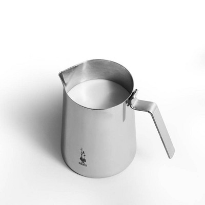 Bialetti Milk Pitcher: Stainless Steel Coffee Maker Accessory for Espresso & Coffee Bar