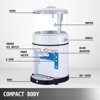 VEVOR 110V Commercial Ice Shaver Crusher 1100LBS/H with 17.6 LBS Hopper, 350W Tabletop Electric Snow Cone Maker 320 RPM Rotate Speed, White - 3 of 4