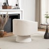 SEYNAR Mid Century Modern Velvet 360 Degree Swivel Accent Chair - 3 of 4