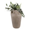 Rustic Handcrafted Boho Ceramic Vase with Handles - Perfect Home Accent for Living Room Decor, Bedroom, Office, and Room Display - 3 of 4