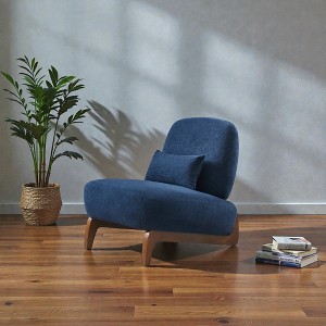 Mshliw Modern Accent Chair with Pillow, Single Sofa, Upholstered Lounge Chair for Living Room Bedroom and Home Office Relaxation Seating - 1 of 4