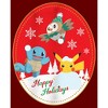 Juniors Womens Pokemon Christmas Happy Holidays Patch Cowl Neck Sweatshirt - 2 of 3