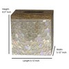 Trillium Tissue Box Cover - Nu Steel - 3 of 4