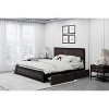 coucheta Bed Frame with Headboard & Charge Station, Platform Bed Frame with 4 Storage Drawers, No Box Spring Needed, Noise Free, Easy Assembly - 3 of 4