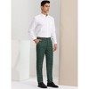 Lars Amadeus Men's Plaid Regular Fit Formal Business Dress Pants - 4 of 4