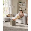 SONGMICS 11.8 Inches Folding Storage Ottoman Bench Footstool Bedroom Bench with Storage - 2 of 4