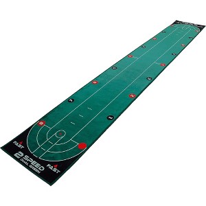 JEF World of Golf 2-Speed Dual Green Putting Mat - 1 of 4