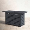 Steel Propane/Natural Gas Outdoor Fire Pit Table with Lid - 4 of 4