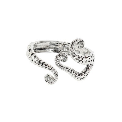SOHI Women's Metallic Silver Squid Arms Bracelet