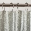 Dainty Home 3D Printed Textured 100% Cotton Shower Curtain - 2 of 4