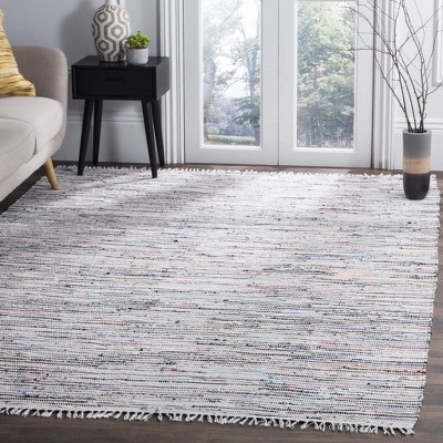 Ivory Cotton Charm 6' x 9' Hand-Woven Flatweave Area Rug