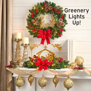 The Lakeside Collection Nativity Wreath or Centerpiece - Centerpiece - 1 of 4