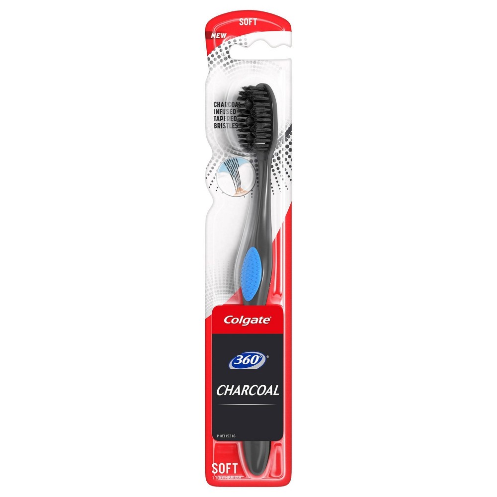 UPC 035000470881 product image for Colgate 360 Charcoal Toothbrush Soft - 1ct | upcitemdb.com