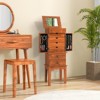 Costway Vintage Jewelry Armoire Cabinet Chest Big Storage Box Organizer with Drawers & Mirror - 4 of 4
