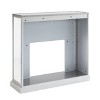 Tynchel Mirrored Faux Marble Fireplace - Aiden Lane - image 4 of 4