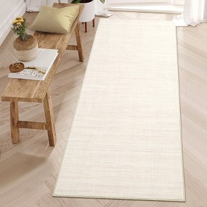 Modern Solid Area Rug Living Room Rug Washable Bedroom Rugs Soft Low Pile Non-Slip Accent Rug Home Decor - 1 of 4