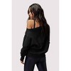Women's Vida Off Shoulder Sweatshirt - SPIRITUAL GANGSTER - 3 of 3